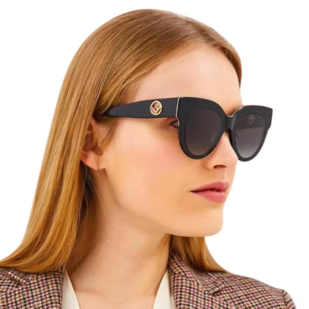 Fendi Black Gradient Ff0360 Sunglasses